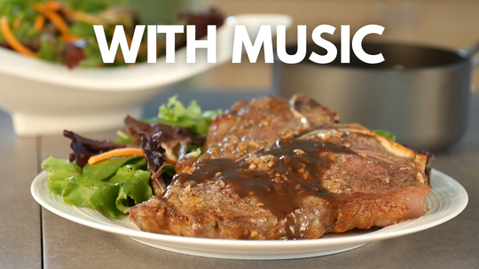 Caesar Porterhouse Steak with Stout Sauce