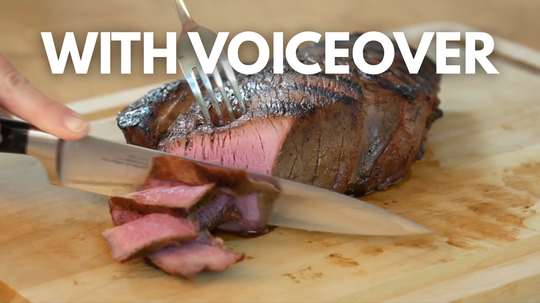 Grilled Top Round Roast