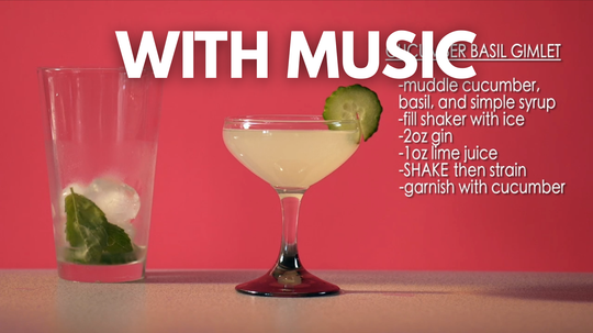 The Cucumber Basil Gimlet