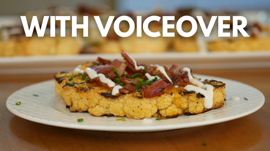 Loaded Grilled Cauliflower