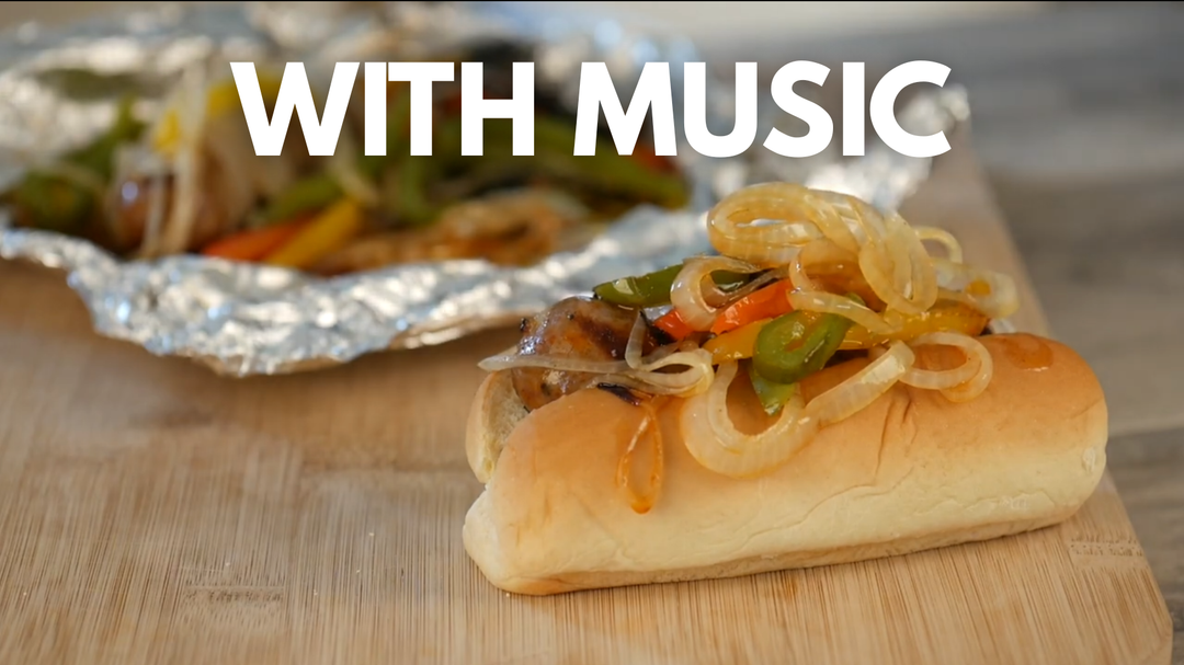Foil Packet Sausage, Peppers, and Onions