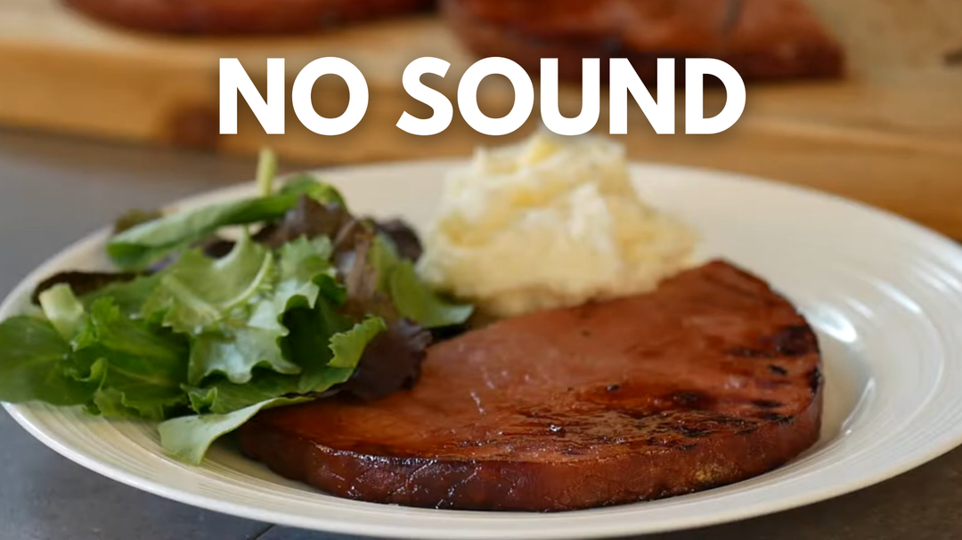 Grilled Honey Bourbon Ham Steaks