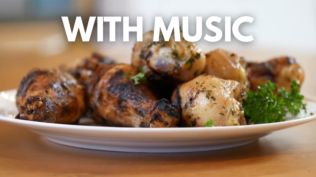 Grilled Chicken Drumsticks with Beer