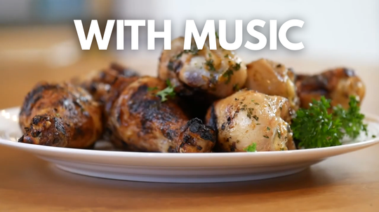 Grilled Chicken Drumsticks with Beer