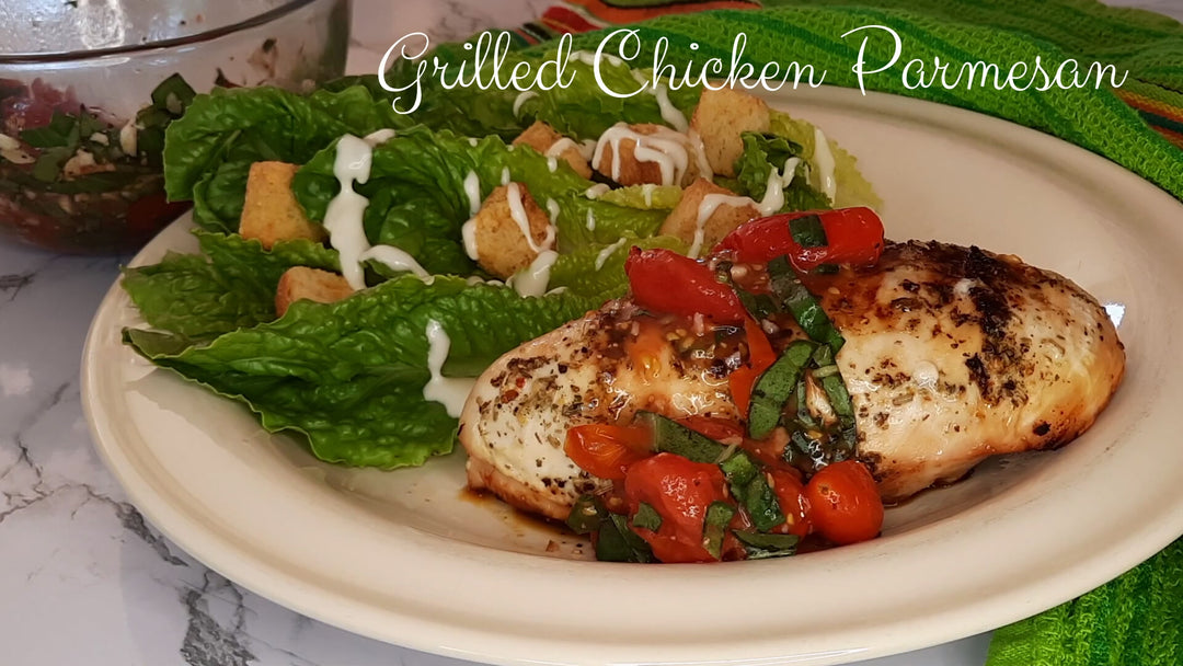 Grilled Chicken Parmesan