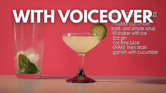 The Cucumber Basil Gimlet