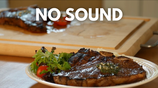 T-Bone Steaks with Herb Butter