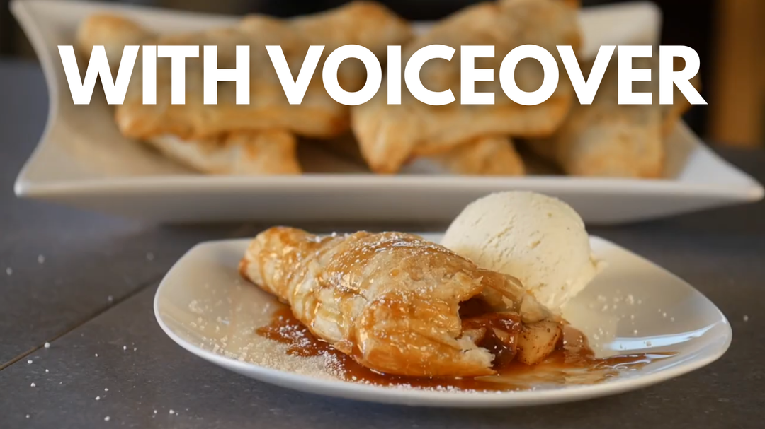 Salted Caramel Apple Turnovers