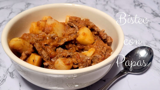 Bistec con Papas