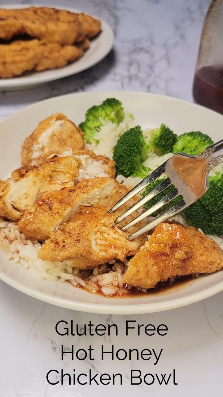 Gluten Free Hot Honey Chicken Bowl