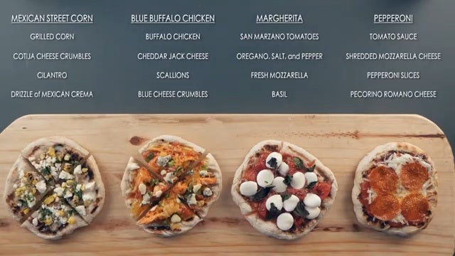 Grilled Pizza Four Ways