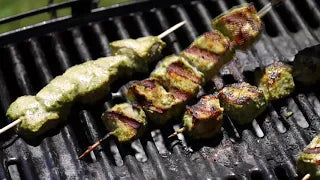 Grilled Jerk Pork Skewers