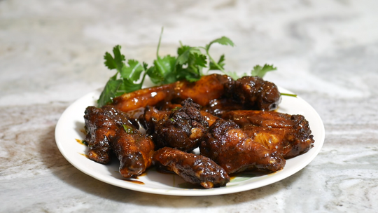 Orange Hoisin Spiced Chicken Wings