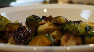 Garlic Roasted Brussel Sprouts
