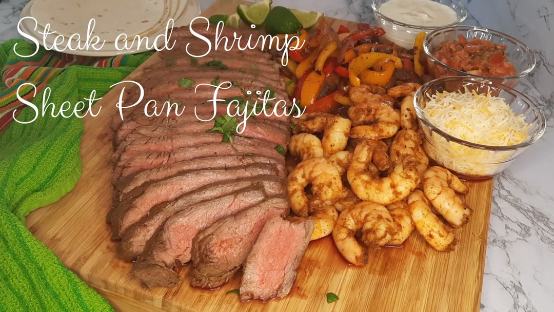 Steak and Shrimp Fajitas