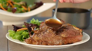 Caesar Porterhouse Steak with Stout Sauce