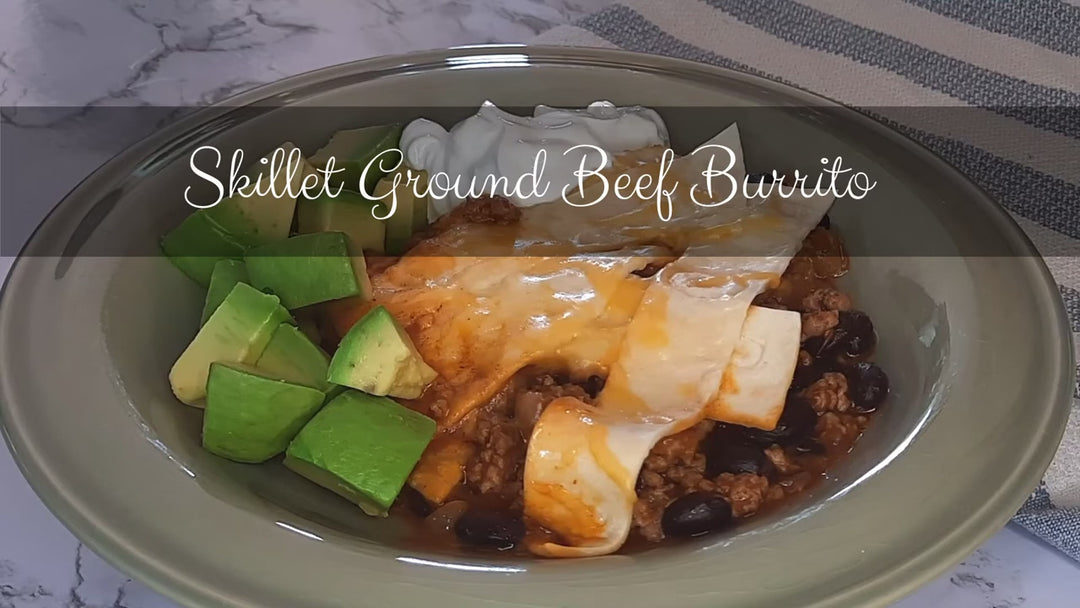 Skillet Ground Beef Burrito