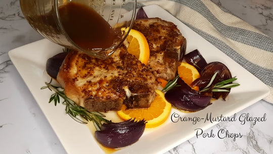 Orange Mustard Pork Chops