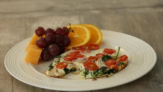 Spinach and Egg White Omelet