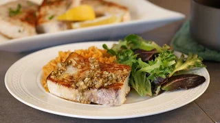 Lemon Garlic Swordfish
