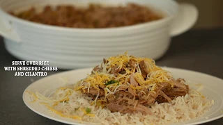 Slow Cooker Mexican Pork Over Rice