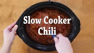 Slow Cooker Chili