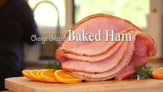 Orange Glaze Baked Ham