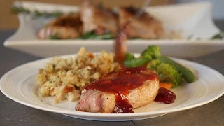 Pork Chops with Cranberry Sauce