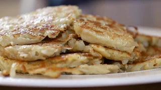 Potato Latkes with Sour Cream