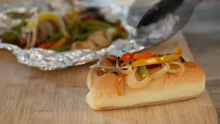 Foil Packet Sausage, Peppers, and Onions