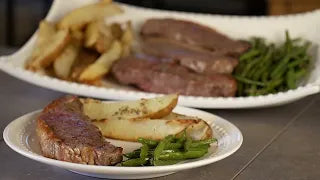 Sheet Pan Strip Steak