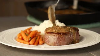 Beef Tenderloin with Herb Butter Sauce