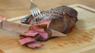 Grilled Top Round Roast