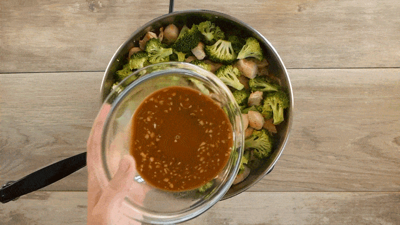 Sesame Chicken and Broccoli