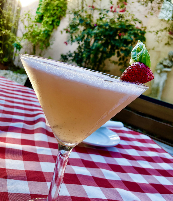Strawberry Basil Martini 8758
