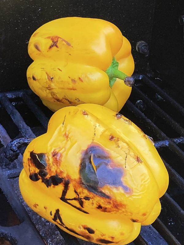 Grilled Yellow Peppers 8510